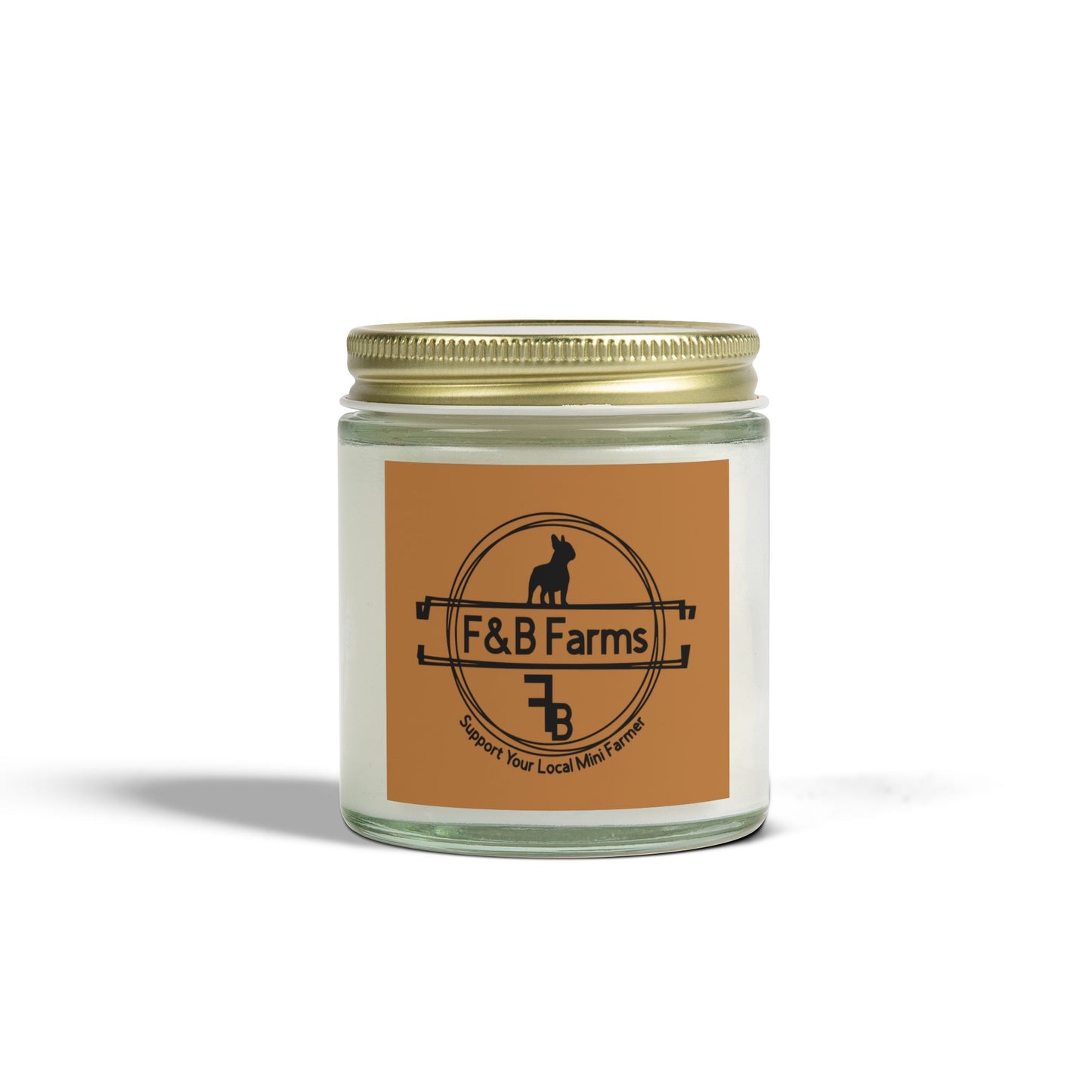 F&B Farms Scented Candles, Coconut Apricot Wax (4oz, 9oz)