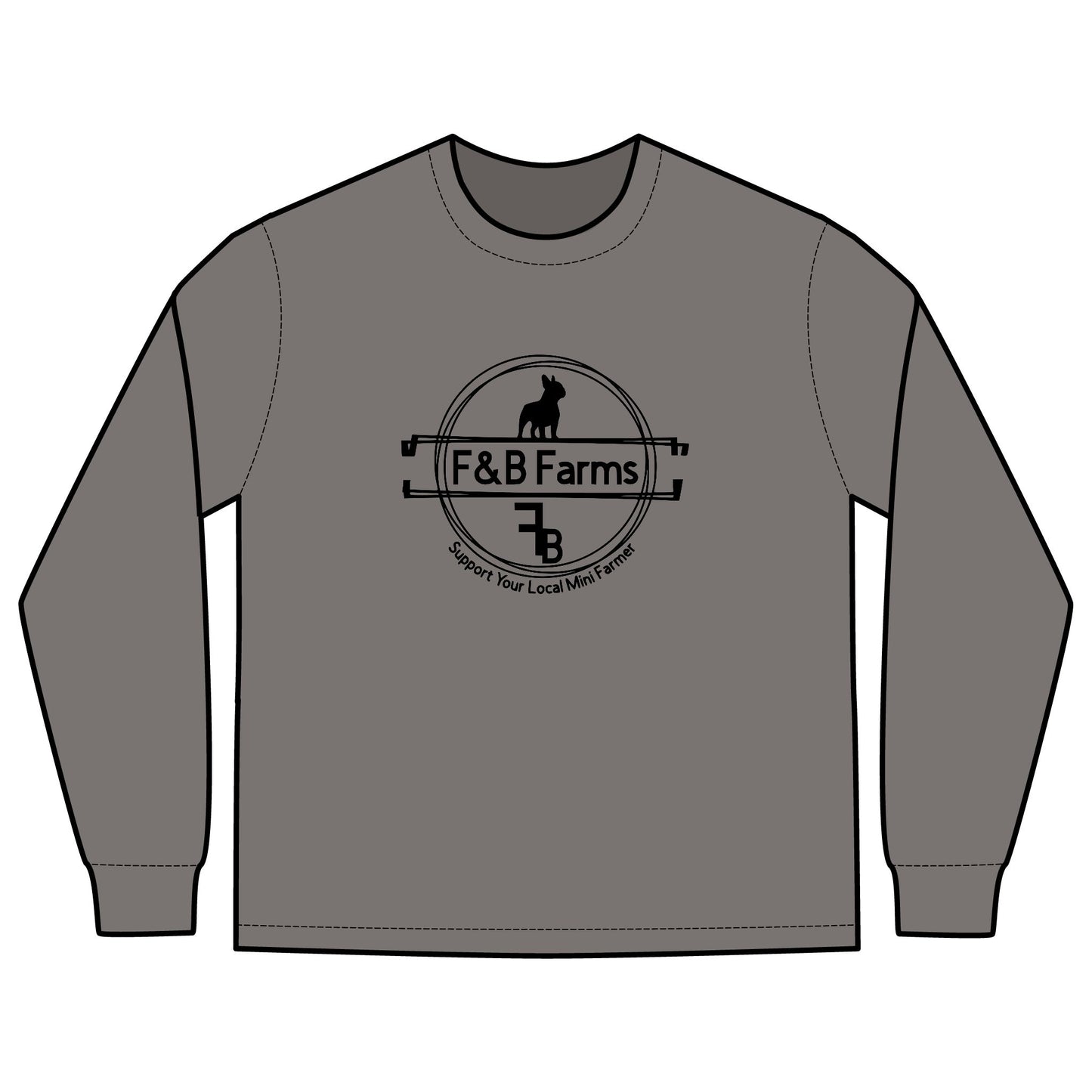 F&B Farms Faded Long Sleeve Tee