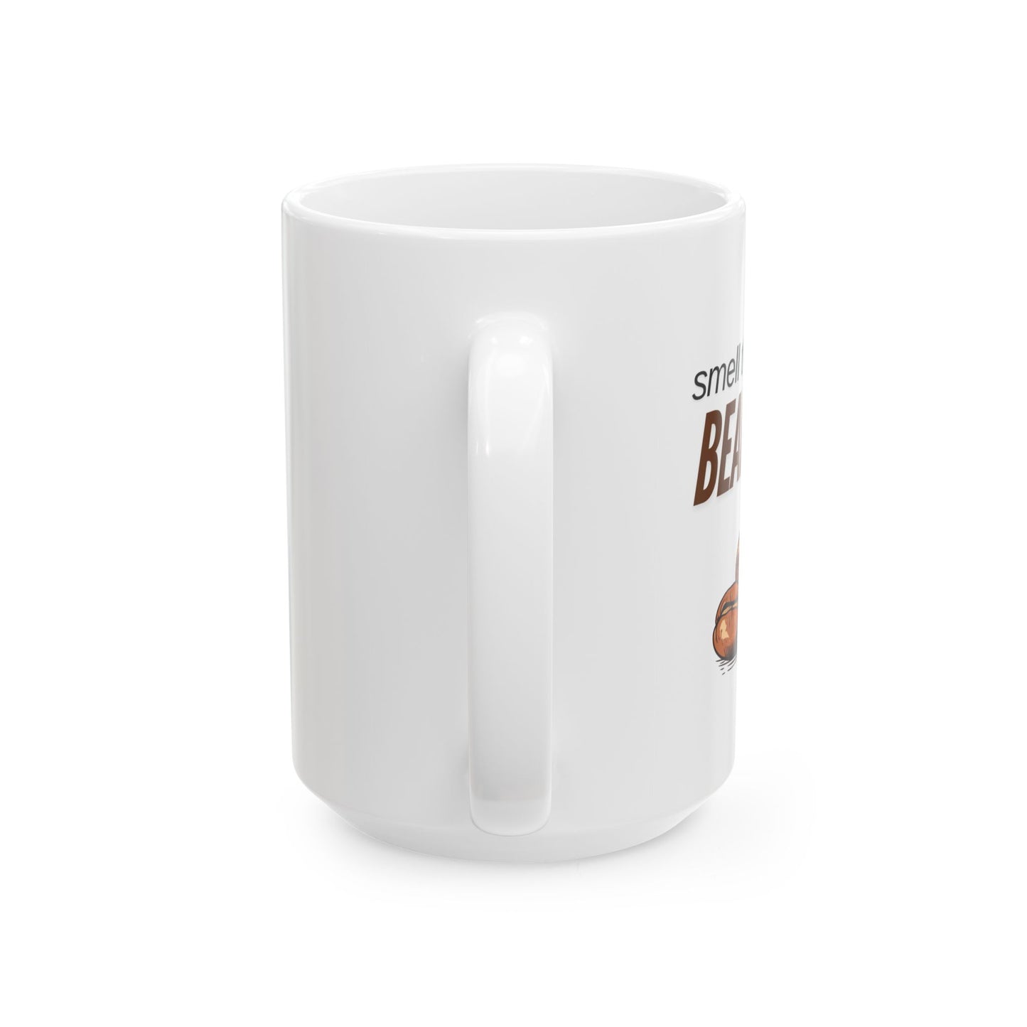 Smell The Bean Ceramic Mug, (11oz, 15oz)