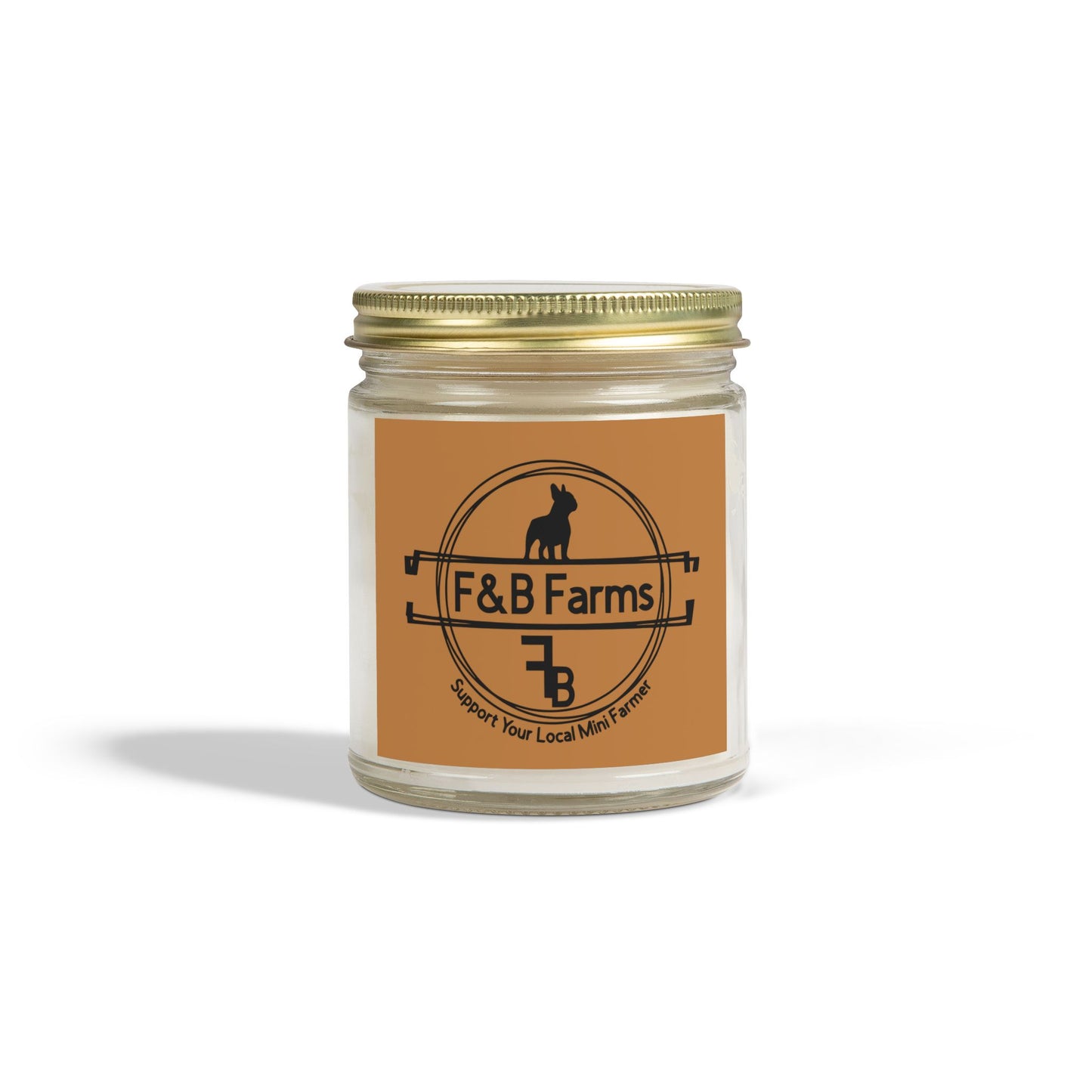 F&B Farms Scented Candles, Coconut Apricot Wax (4oz, 9oz)