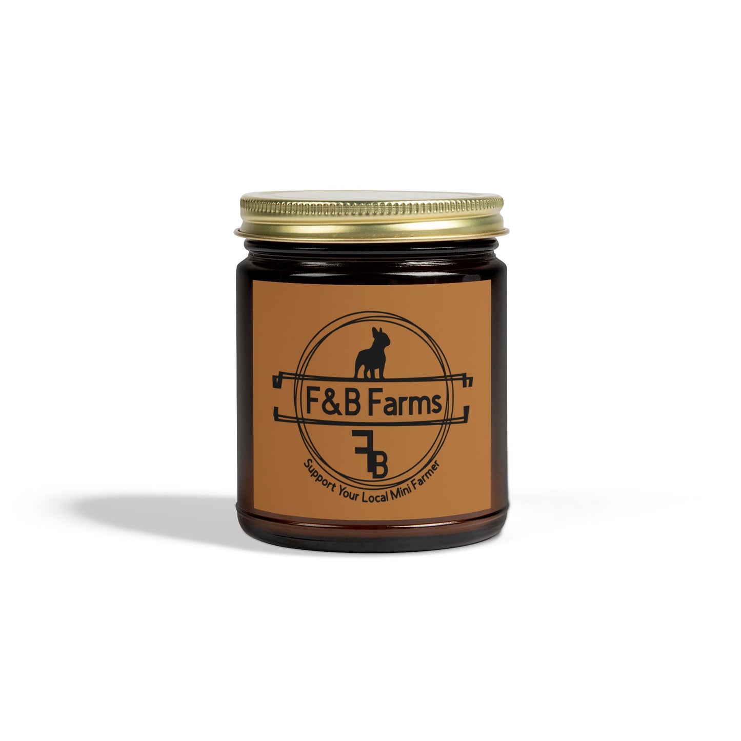 F&B Farms Scented Candles, Coconut Apricot Wax (4oz, 9oz)