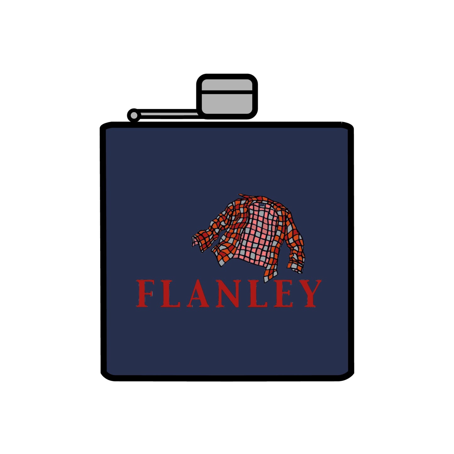 Flanley Stainless Steel Flask, 6oz