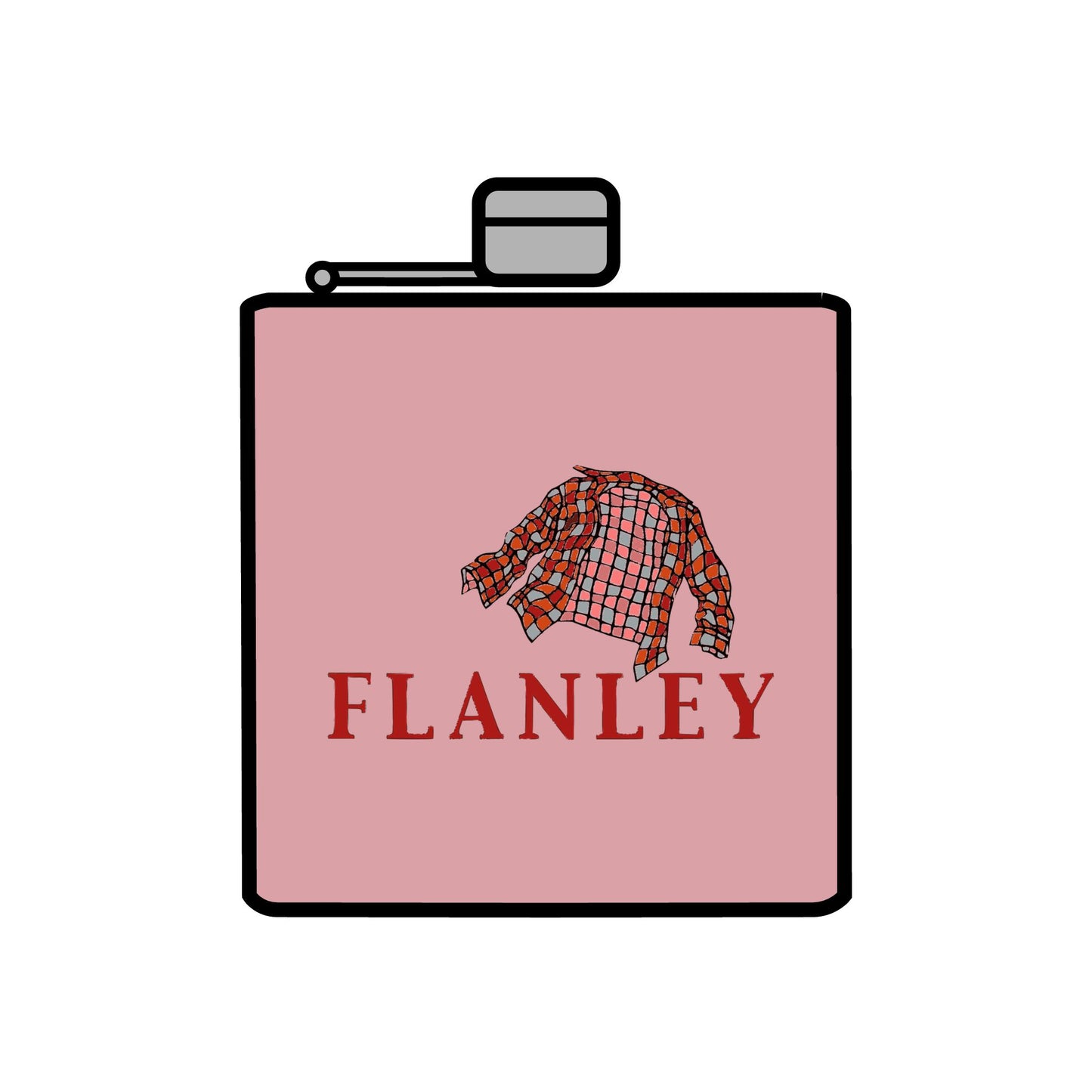 Flanley Stainless Steel Flask, 6oz