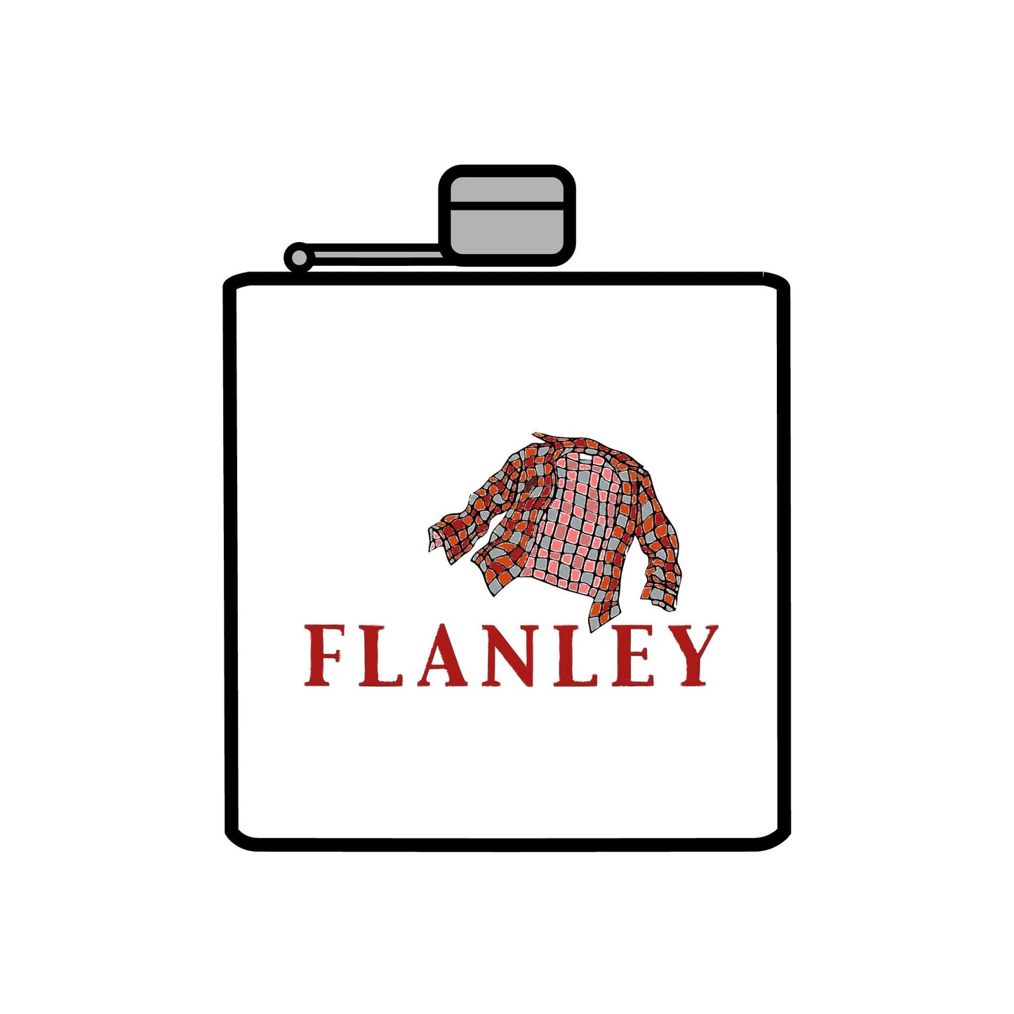 Flanley Stainless Steel Flask, 6oz