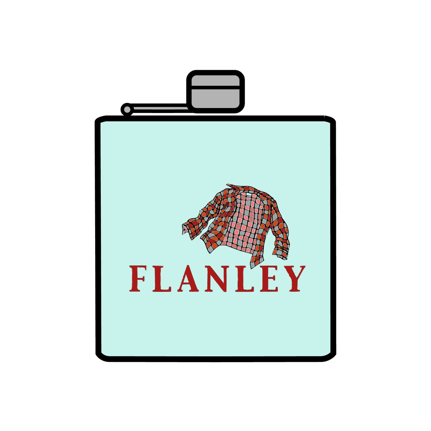 Flanley Stainless Steel Flask, 6oz