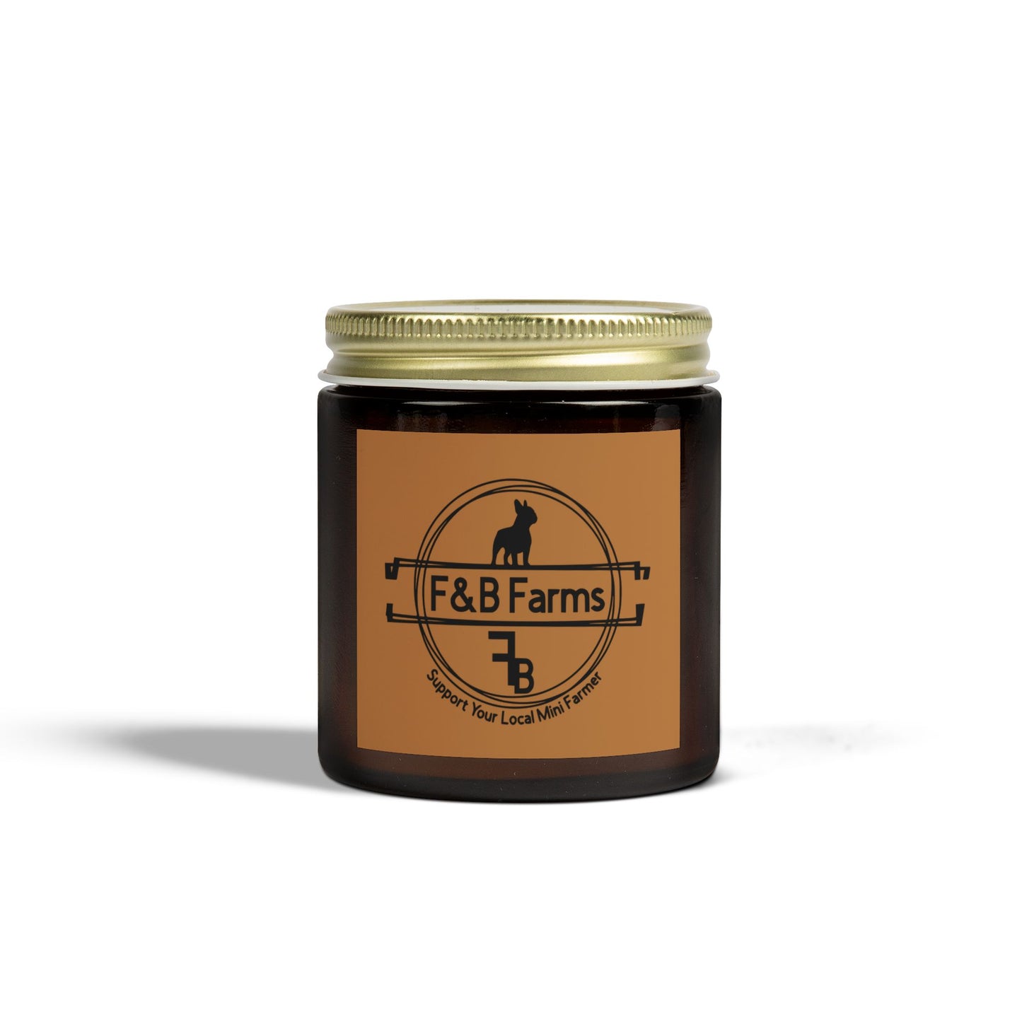 F&B Farms Scented Candles, Coconut Apricot Wax (4oz, 9oz)